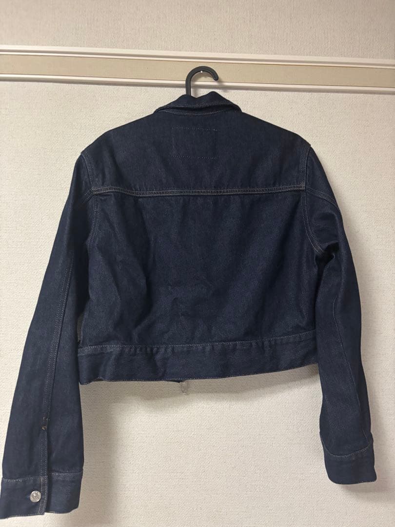   Jeans クロップド丈デニムジャケット