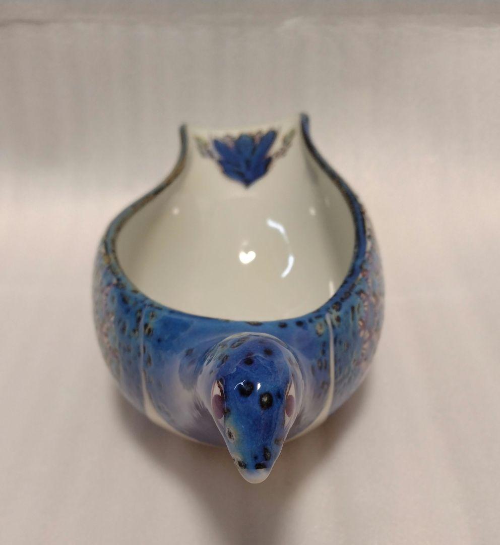 ロイヤルコペンハーゲン 孔雀 鳥 陶器 ボウル 小物入れ お菓子入れ 置き物