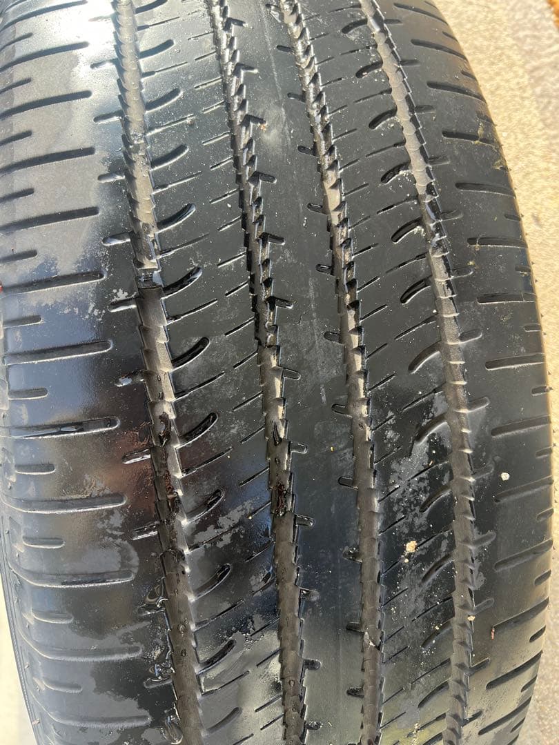 デリカD5後期 三菱純正18インチタイヤ＆ホイール4本セット