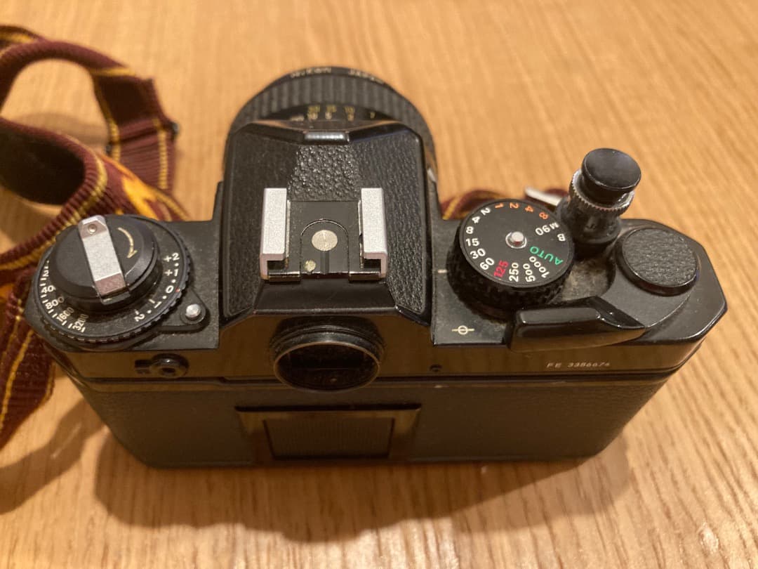 Nikon FE ブラック 一眼レフカメラ NIKKOR 50mm f/1.4