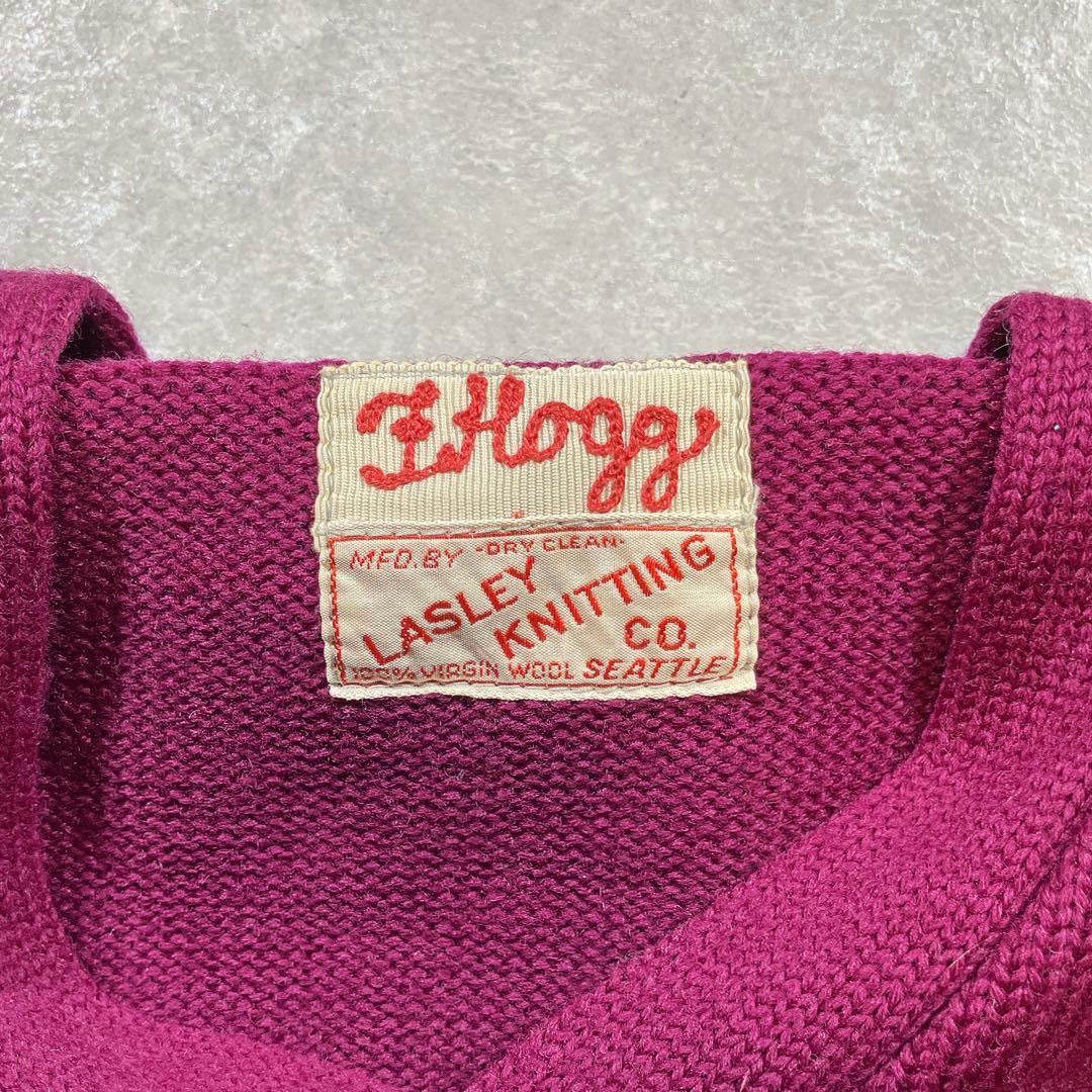 50s~ Lasley Knitting レタードセーター ニット ヴィンテージ