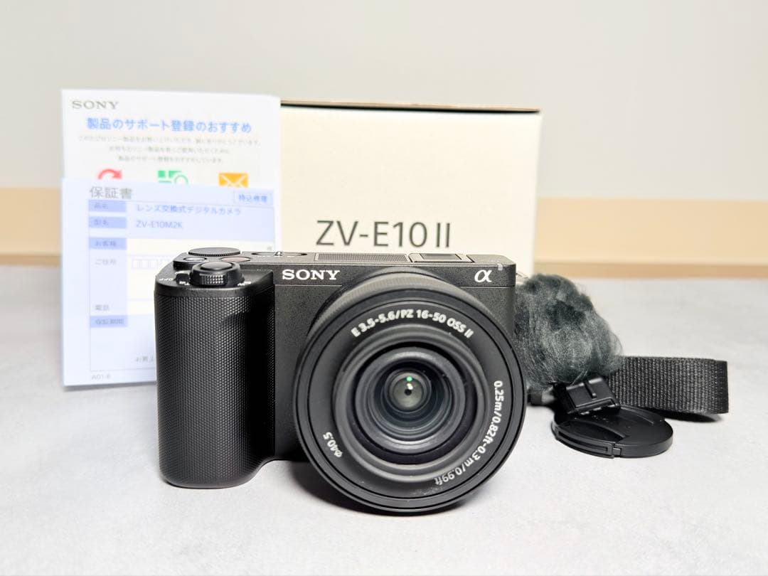 【超美品】SONY VLOGCAM ZV-E10 II パワーズームレンズキット