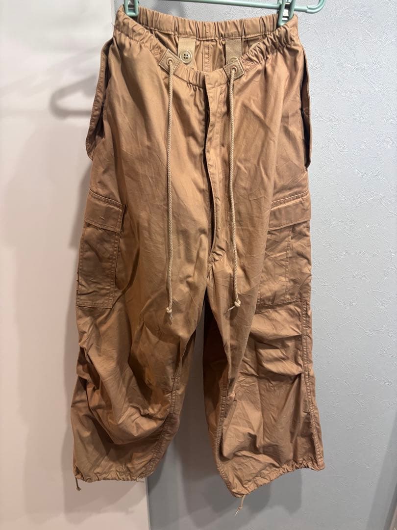 HYKE / N/C TYPE M-51 SHELL PANTS ベージュ