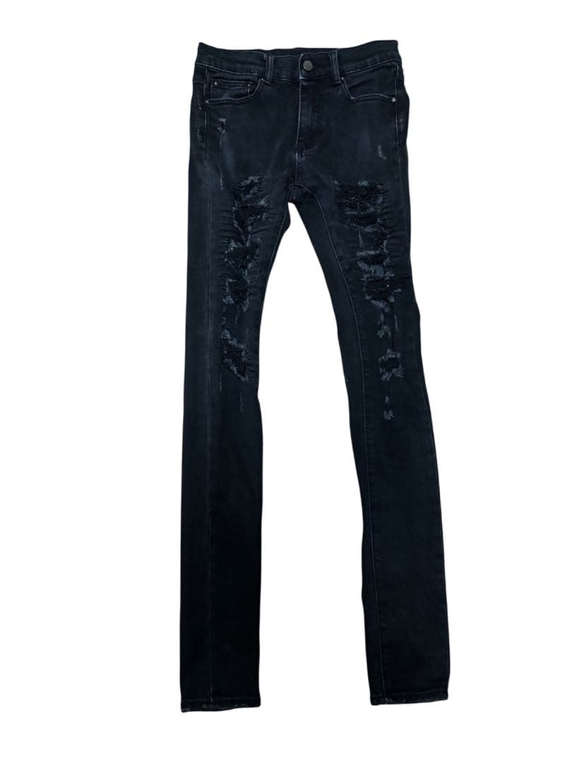 mnml 23ML-SP222D スキニーデニム X165 ブラック