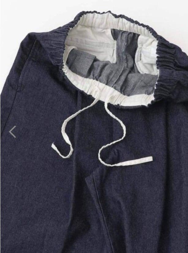 かぐれ 2025 デニムクロップドパンツ インディゴ　美品