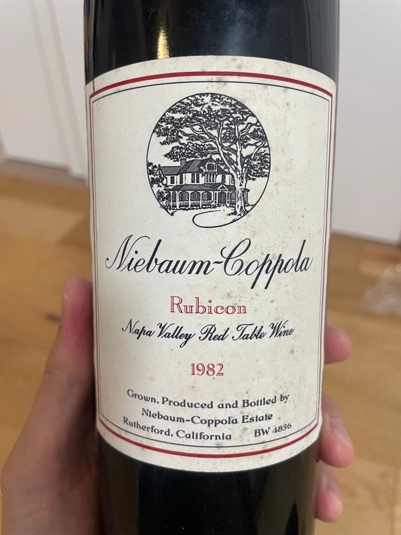 【最高峰ナパ・バレー】Niebaum-Coppola Rubicon 1982年