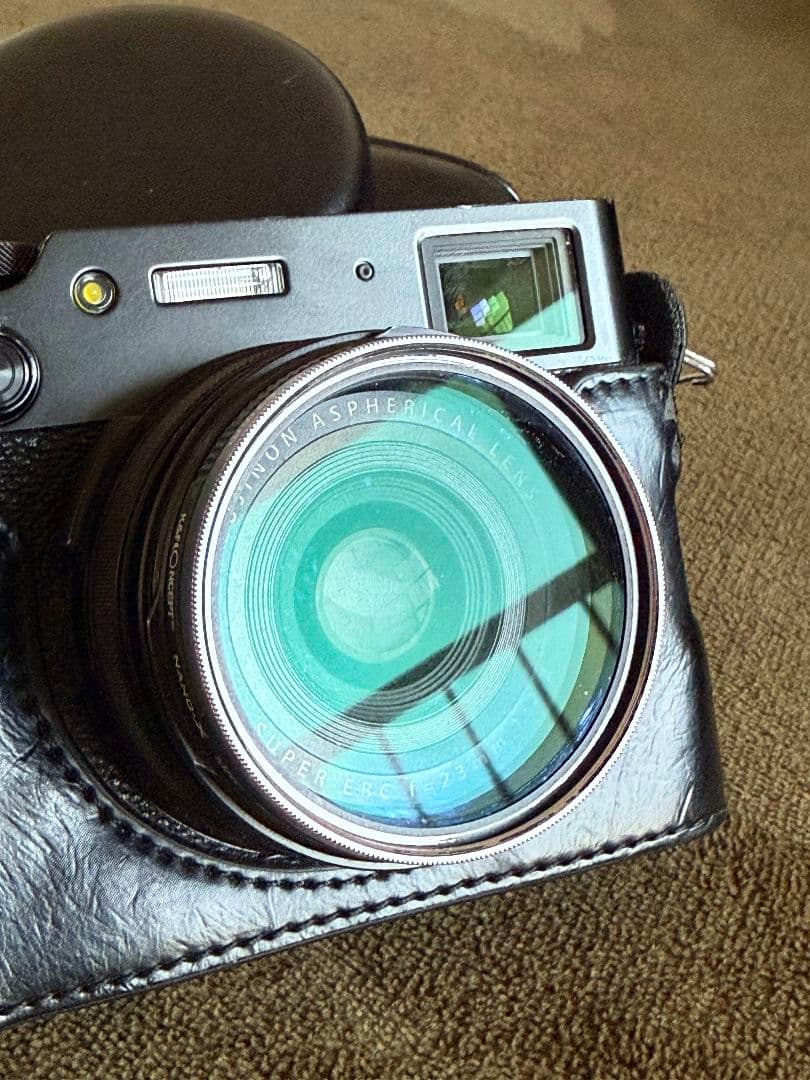 Fujifilm X100V ブラック完動品｜メンテナンス済｜ケース・フィルター