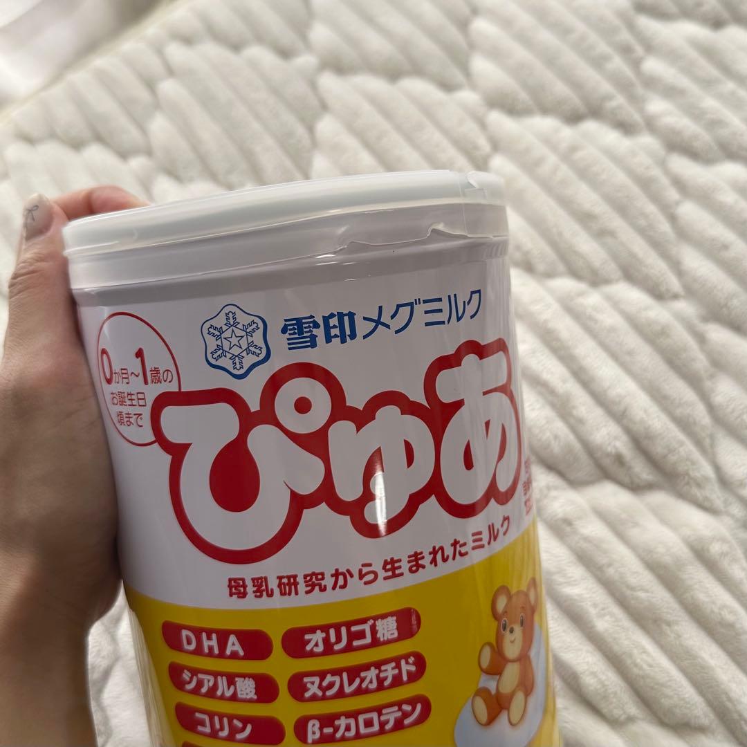 新品未開封】ぴゅあ　粉ミルク　6缶