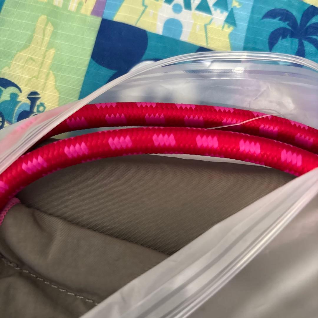 新品・未使用☆ボールアンドチェーン　ピンクリボン　エコバッグ　グレー