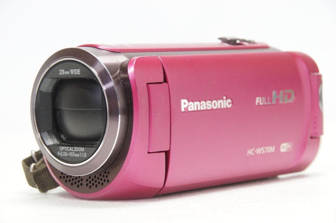 【美品】Panasonic HC-W570M ピンク ビデオカメラ フルHD
