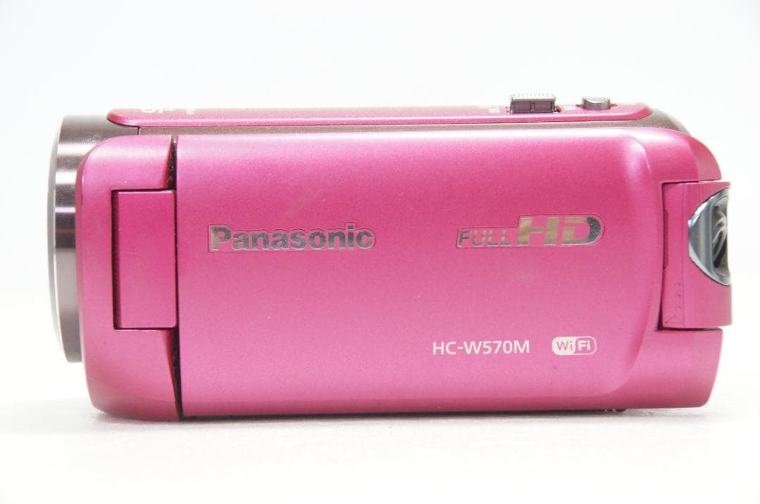 【美品】Panasonic HC-W570M ピンク ビデオカメラ フルHD