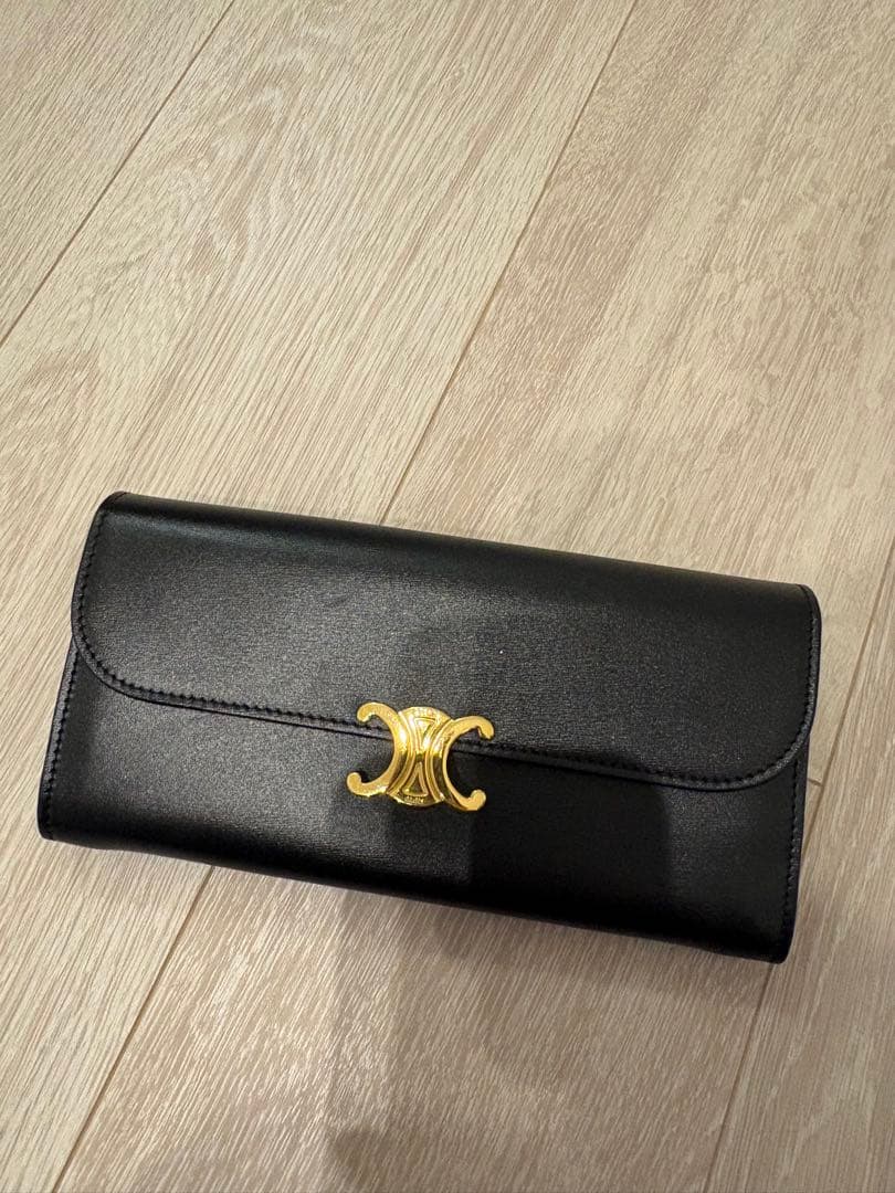 ※イトちゃん※【セリーヌ】トリオンフ長財布