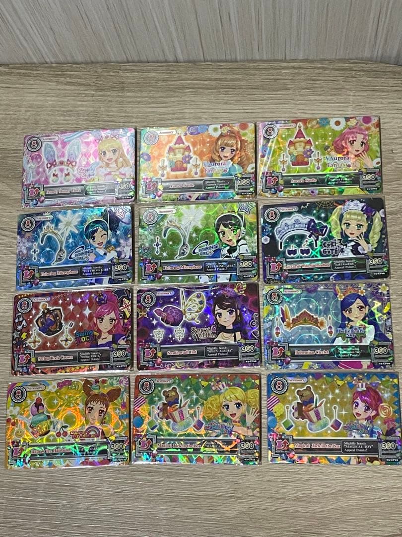 アイカツ！ 海外版 キャンペーン　アクセサリー12枚セット