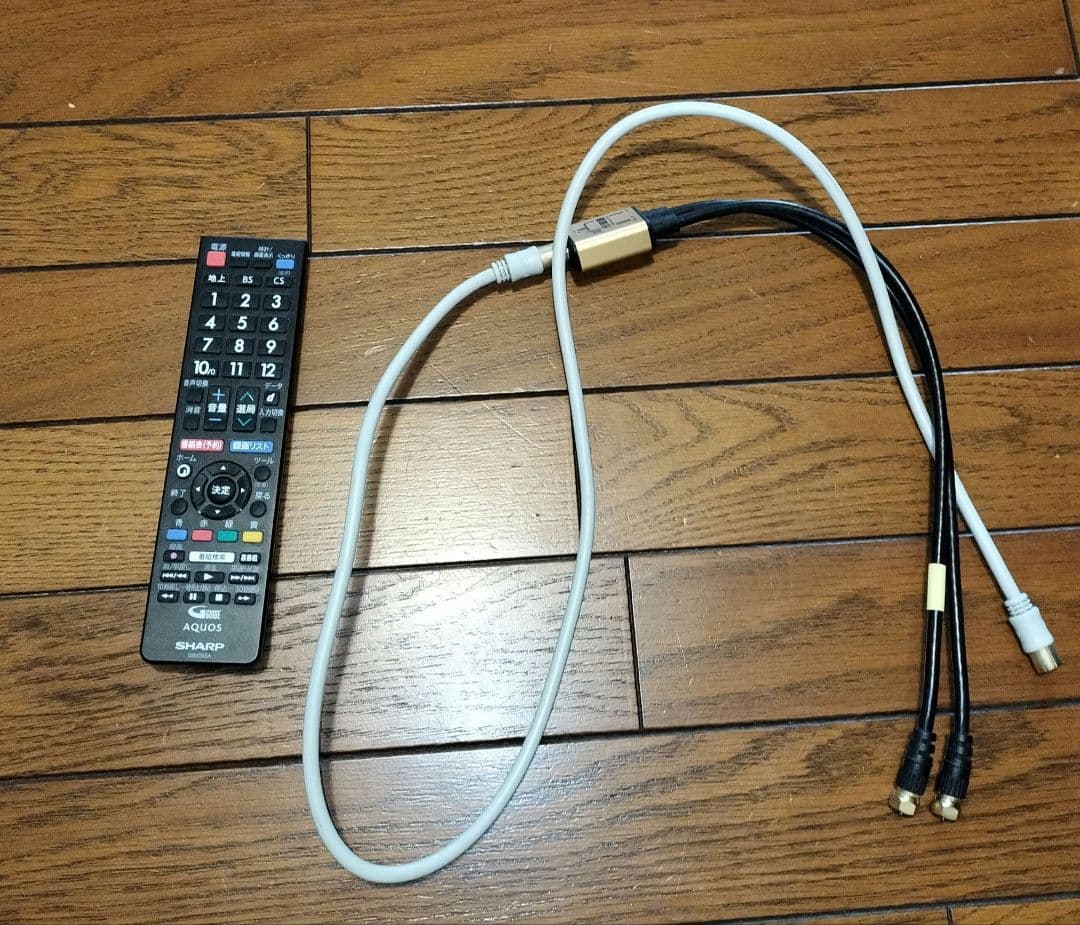 SHARP AQUOS 2T-C19DE 液晶テレビ 本体リモコン付き