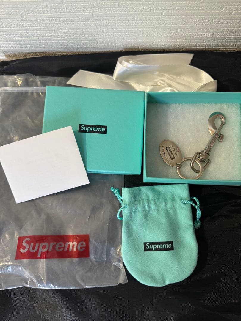 supreme Tiffany キーリング　シュプリーム　ティファニー