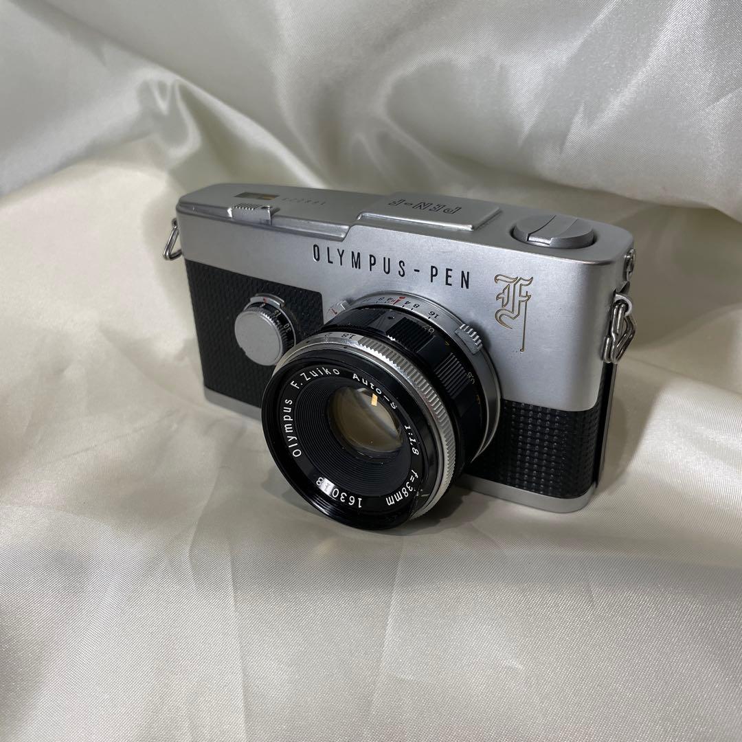 【希少】オリンパスペンF（美品）＋レンズ3本（38mm＋100mm＋150mm）