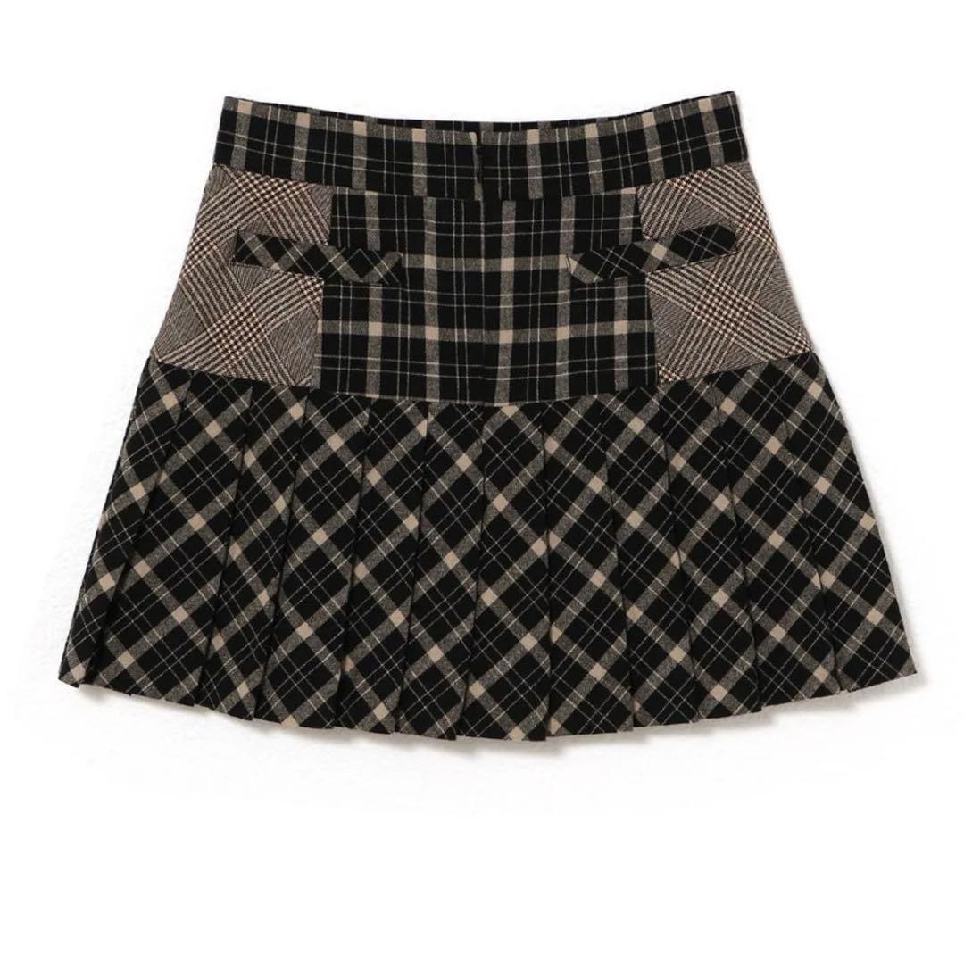 チェック柄 プリーツスカート Sサイズ