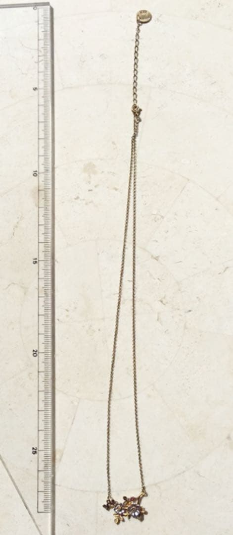 アッシュぺーフランスのブランド アレックスモンローのネックレス(プチルビー入り)