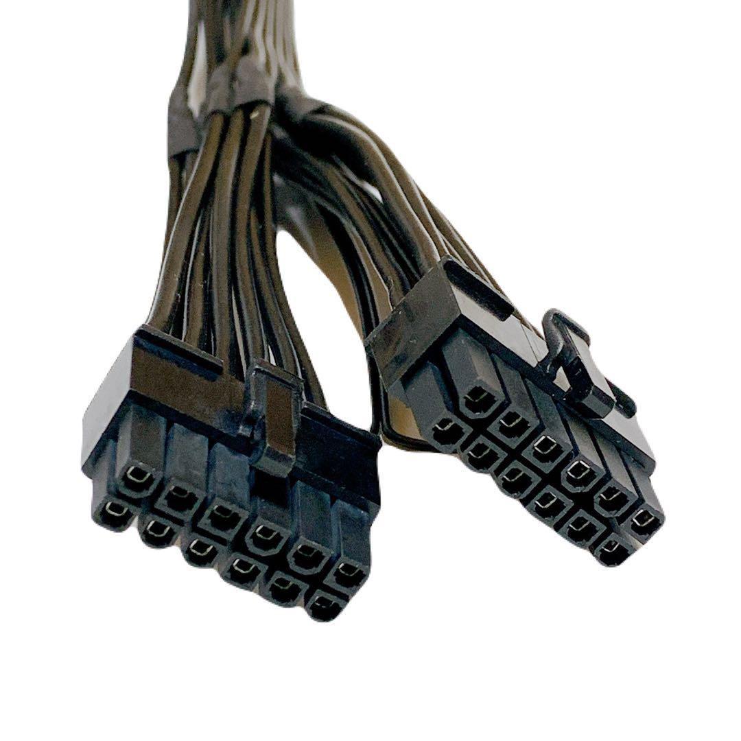 映像用ケーブル 12VHPWR PCI-e 16-pin to Dual 12-pin,60cm