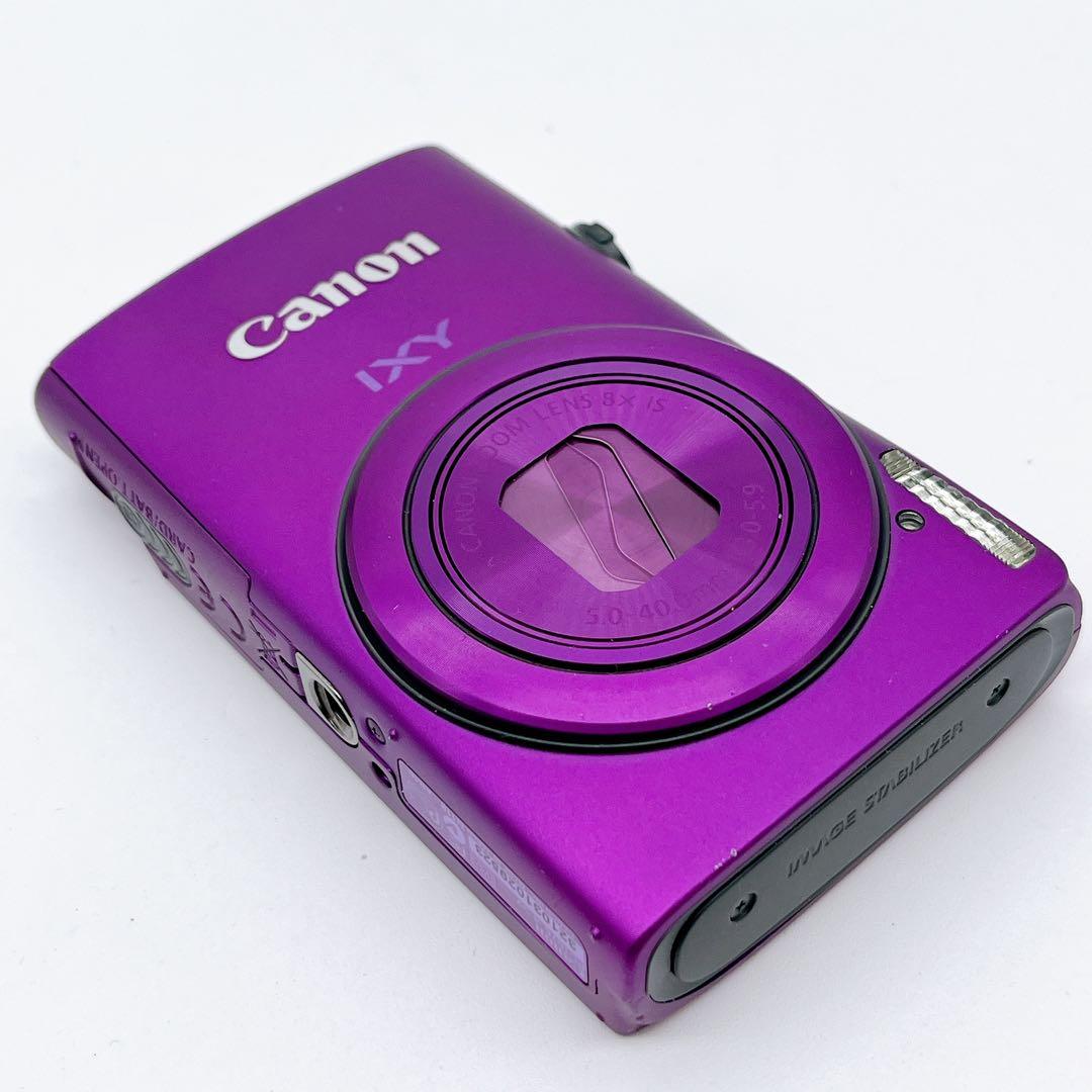 【美品】Canon IXY 600F パープル 専用ケース オールド コンデジ