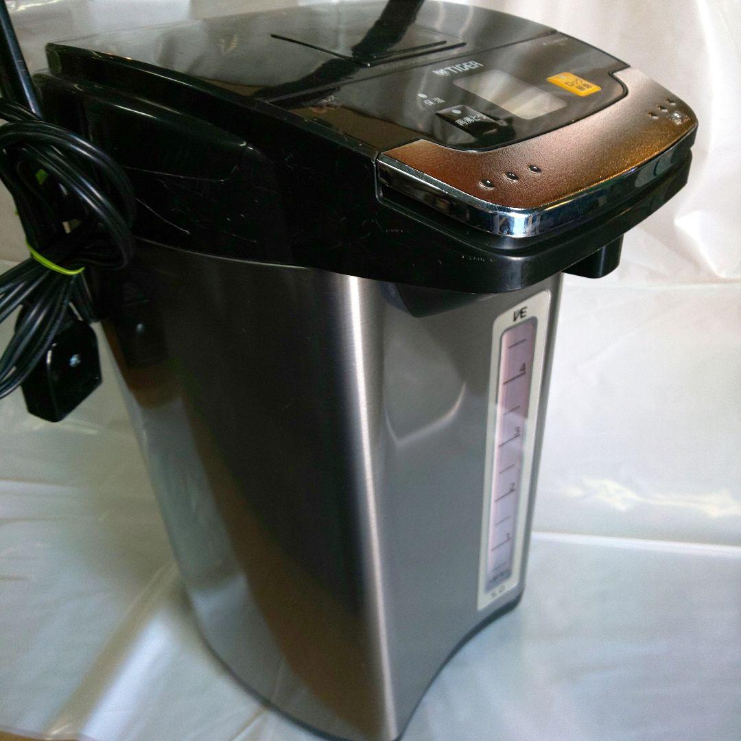 TIGER 業務用 電気ポット とく子さん 5L蒸気レス 保温機能付き