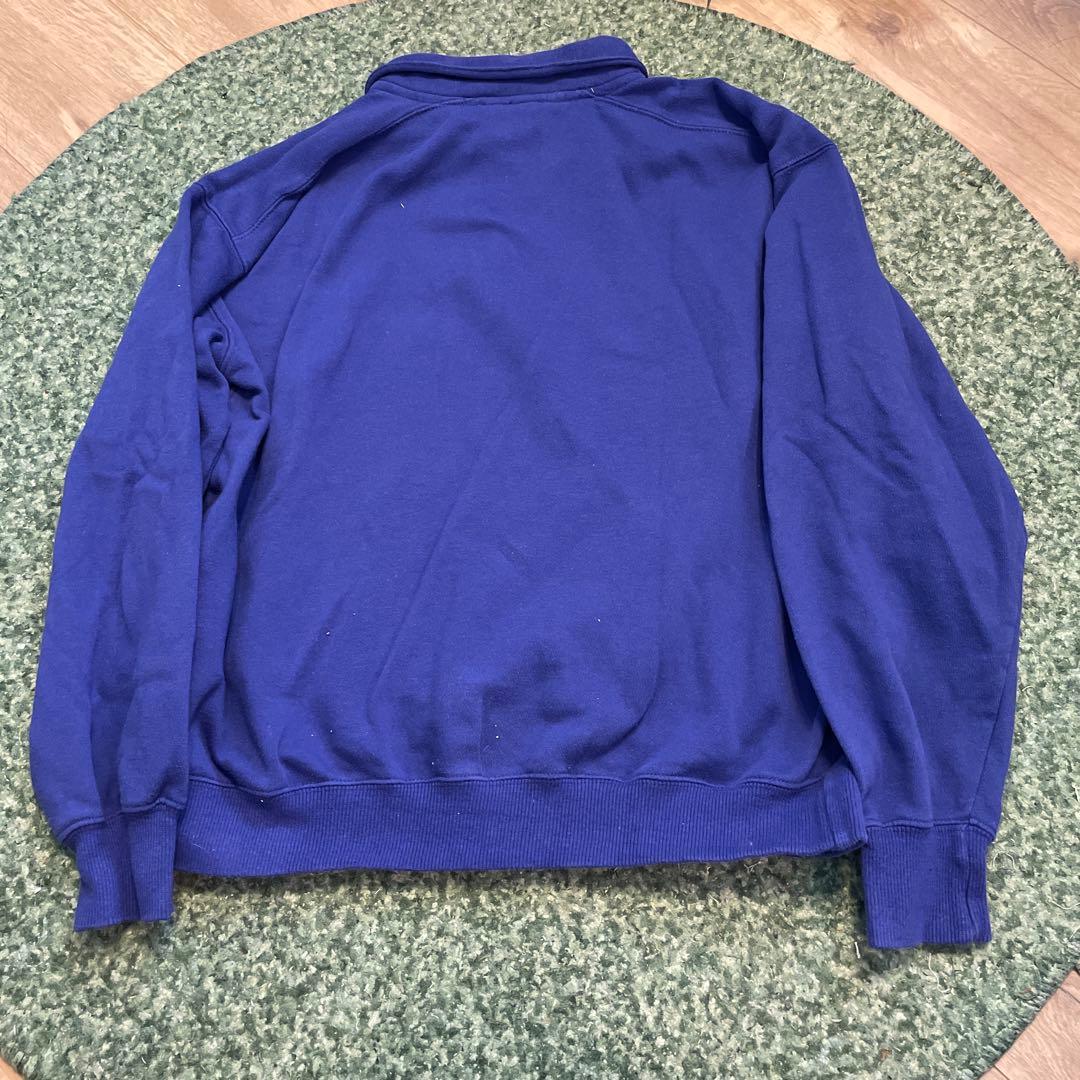 短丈　襟付き　patagonia パープル スウェット M