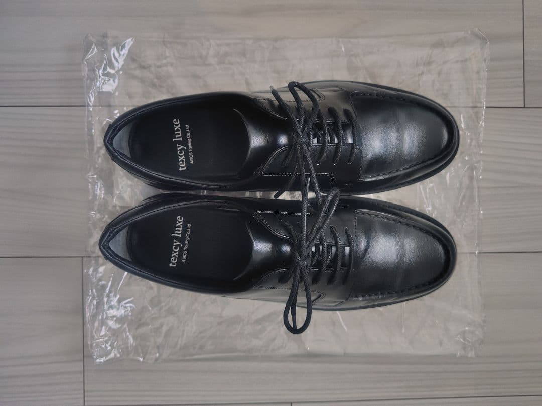 【美品】texcy luxe テクシーリュクス 革靴 asics