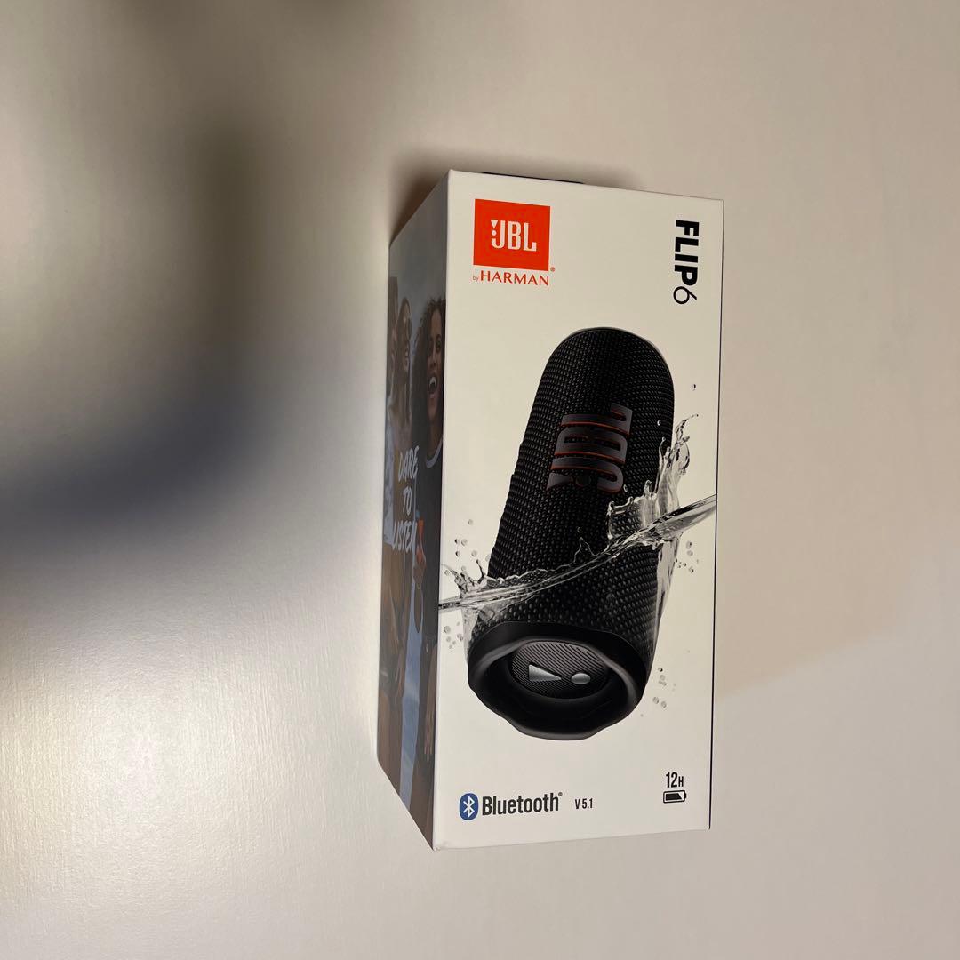 未開封、新品、未使用品　JBL FLIP 6 ワイヤレススピーカー　ブラック