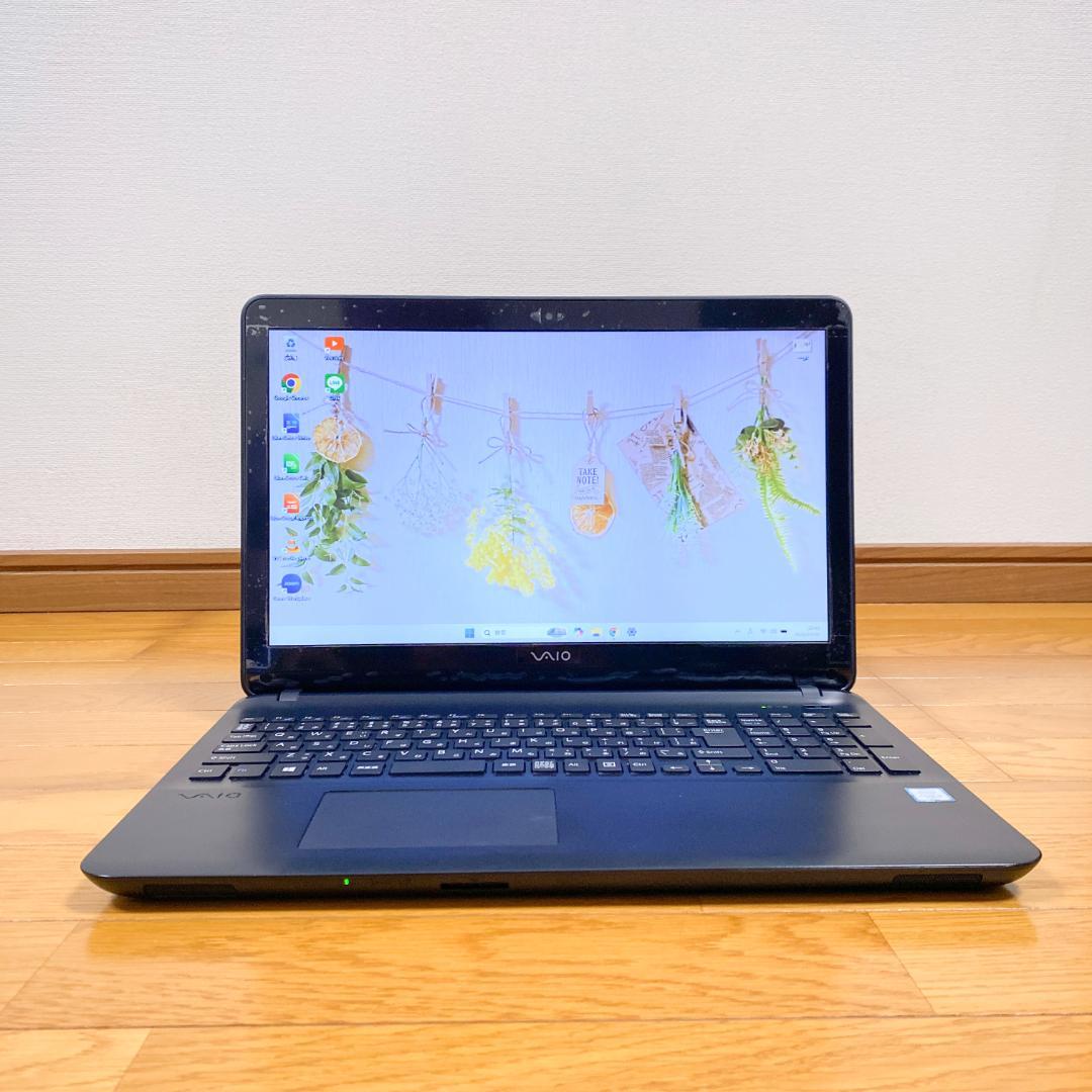 あき✨Vaioノートパソコン✨4コアi5 SSD メモリ8 Win11