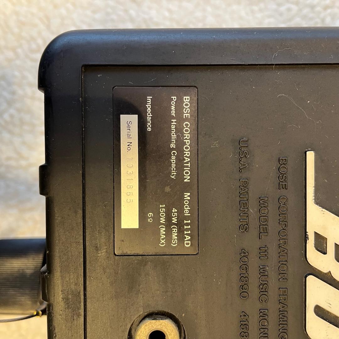 【値下げ】BOSE スピーカー 111AD 天井吊ブラケット付き