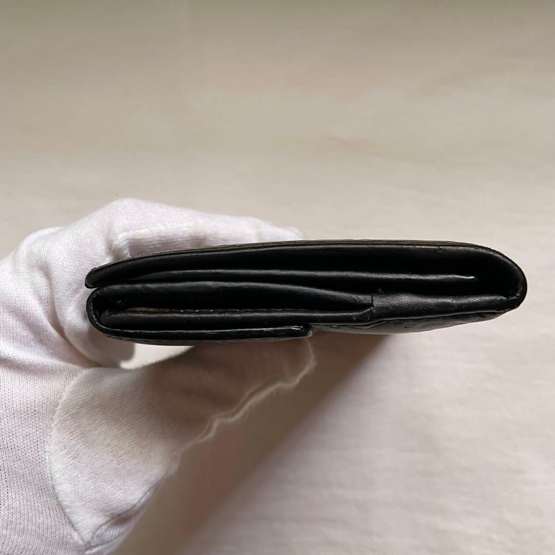 GUCCI ラブリーハート GGエンボス ブラック　長財布　1212-⑧