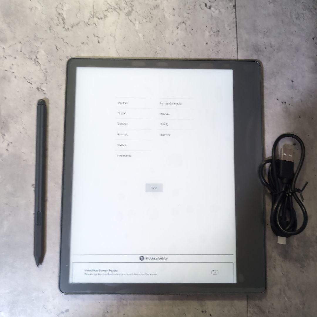 Kindle Scribe 32GB 本体 スタイラスペン、保護フィルム付き