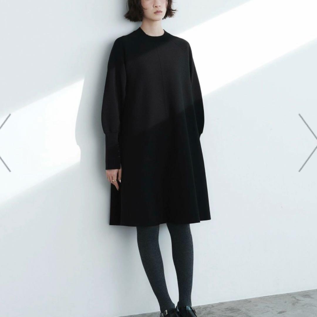 ユナイテッドアローズ EMMELREFINES クルーネックAラインワンピース