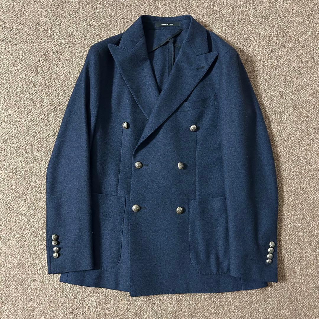 タリアトーレ　ネイビーダブルブレザー