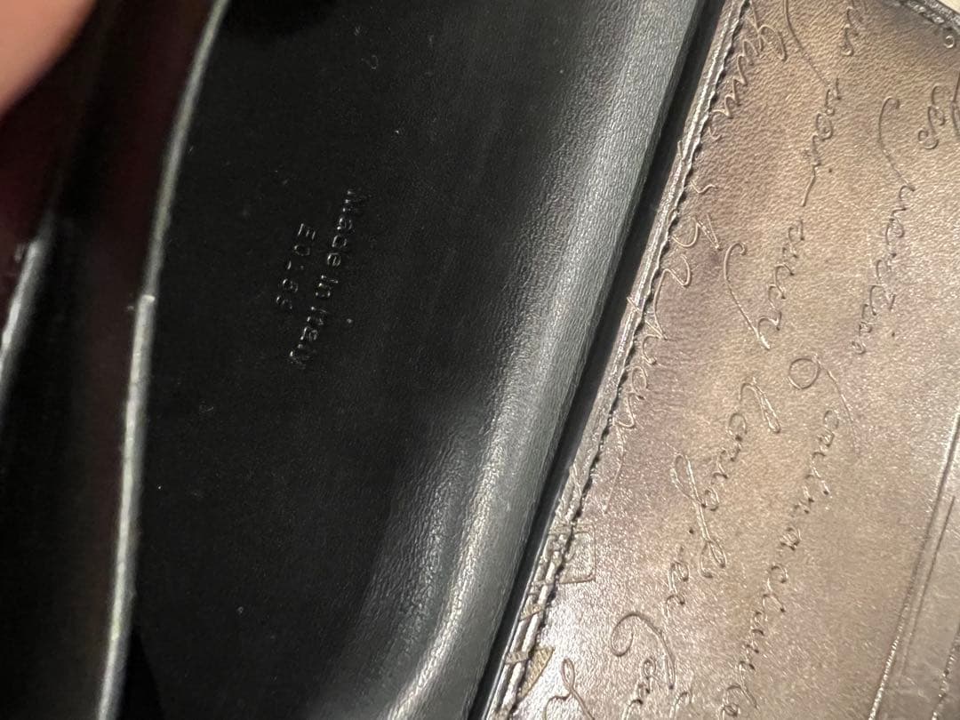 【美品】 Berlutiインブイア 名刺ケース オーダーメイド