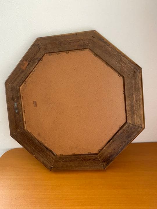 アンティークミラー 八角形