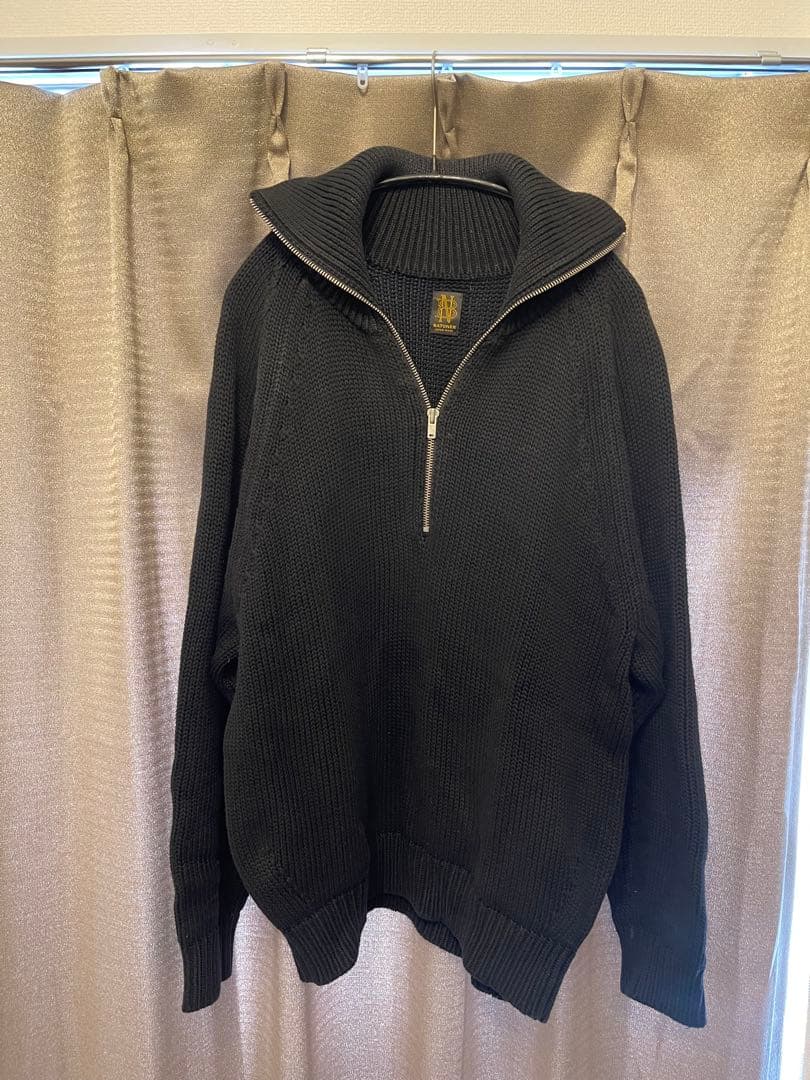 Batoner バトナー　ハーフzipニット
