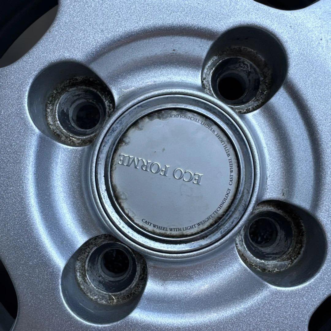 ①ボス サマータイヤ バリ溝 155/65R14 ホイール（A0414）