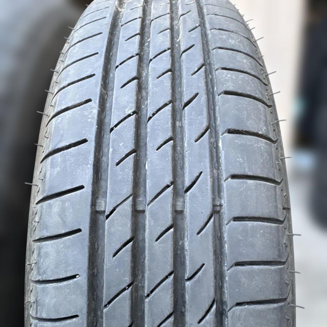 ①ボス サマータイヤ バリ溝 155/65R14 ホイール（A0414）