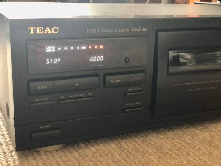【TEAC】テアック カセットデッキ V-615