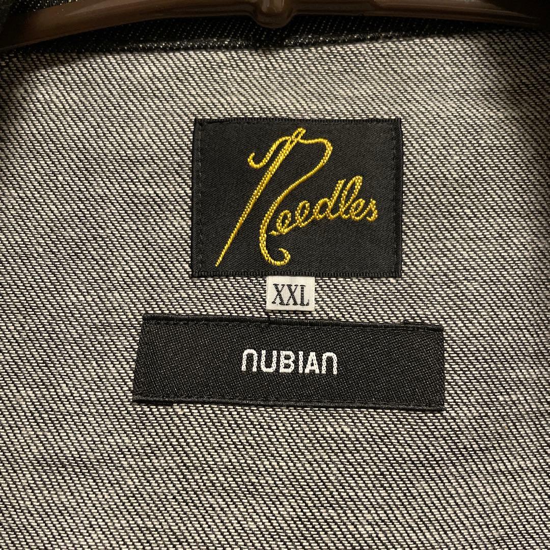 週末限定価格 needles nubian denim track XXL