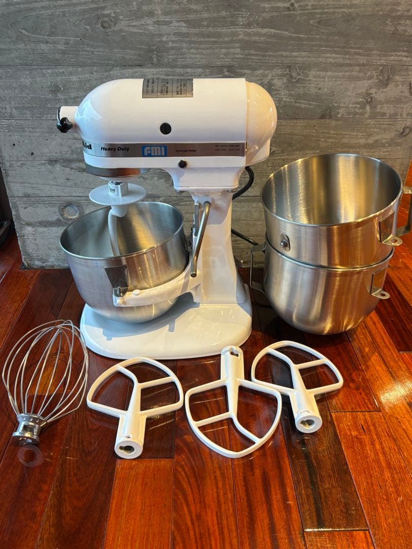 KitchenAid キッチンエイド スタンドミキサー KSM5 ホワイト