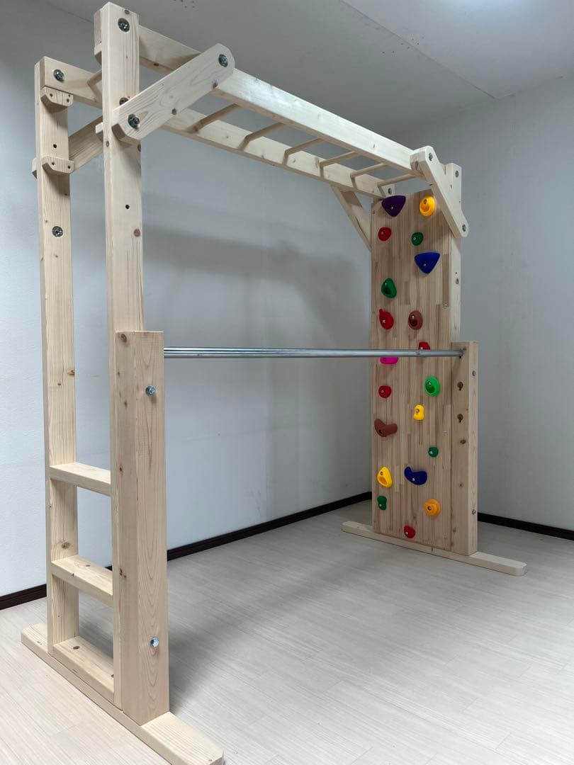 さとす　　室内　うんていタイプB ボルダリング　鉄棒　登り棒