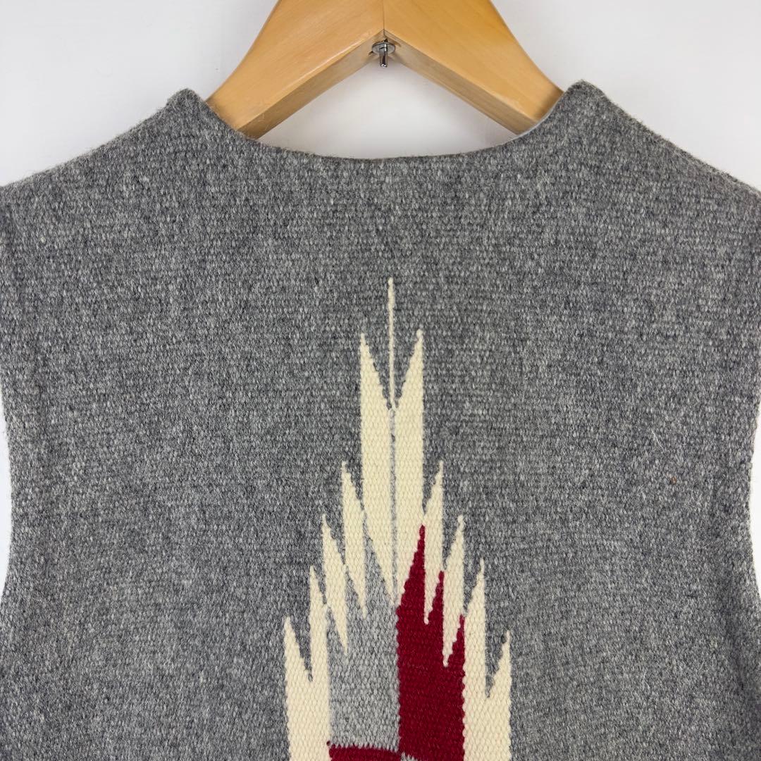 希少 CENTINELA センチネラ チマヨ ベスト グレー　36 Mサイズ