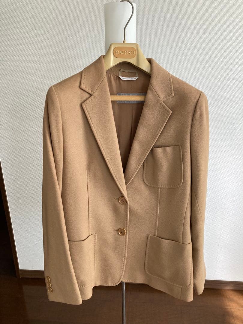 MAX MARAキャメルカラー、テーラードジャケット