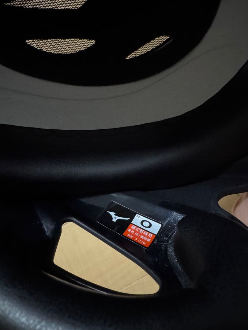 ミズノ　硬式用ヘルメット　Oサイズ　つや消しブラック