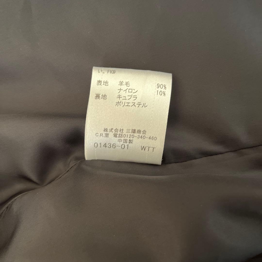 【美品】バーバリーブラックレーベル　 赤　ピーコート M