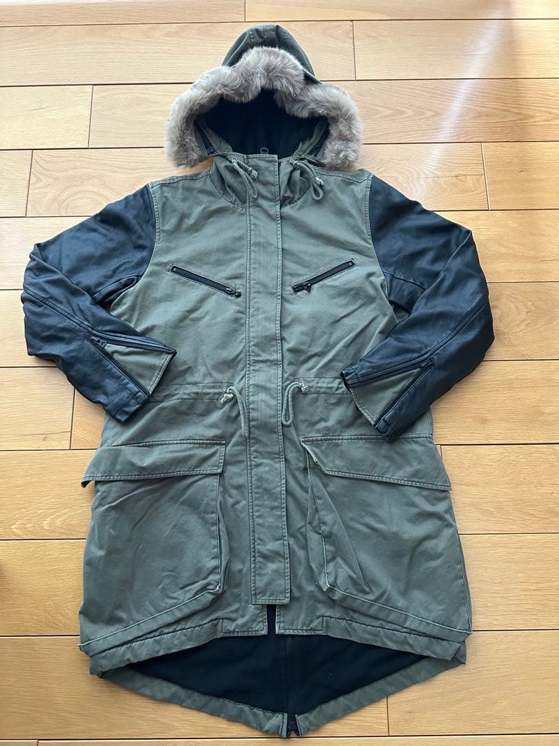 モッズコート 袖レザー　VIRGO サイズ3