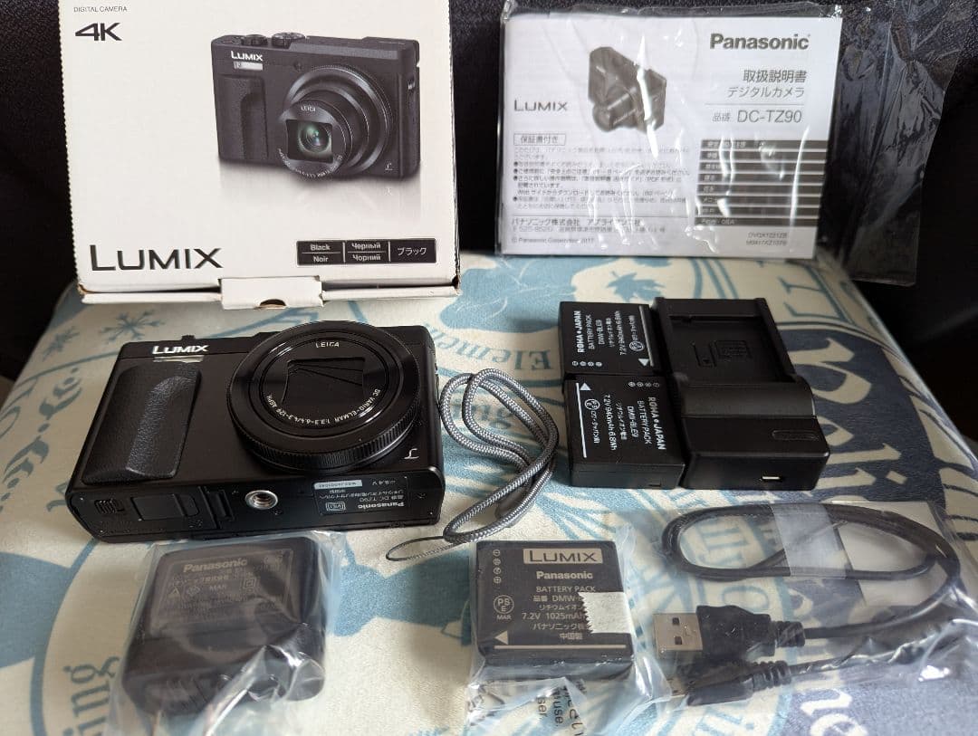 【ほぼ新品】LUMIX DC-TZ90 4Kコンパクトデジタルカメラ