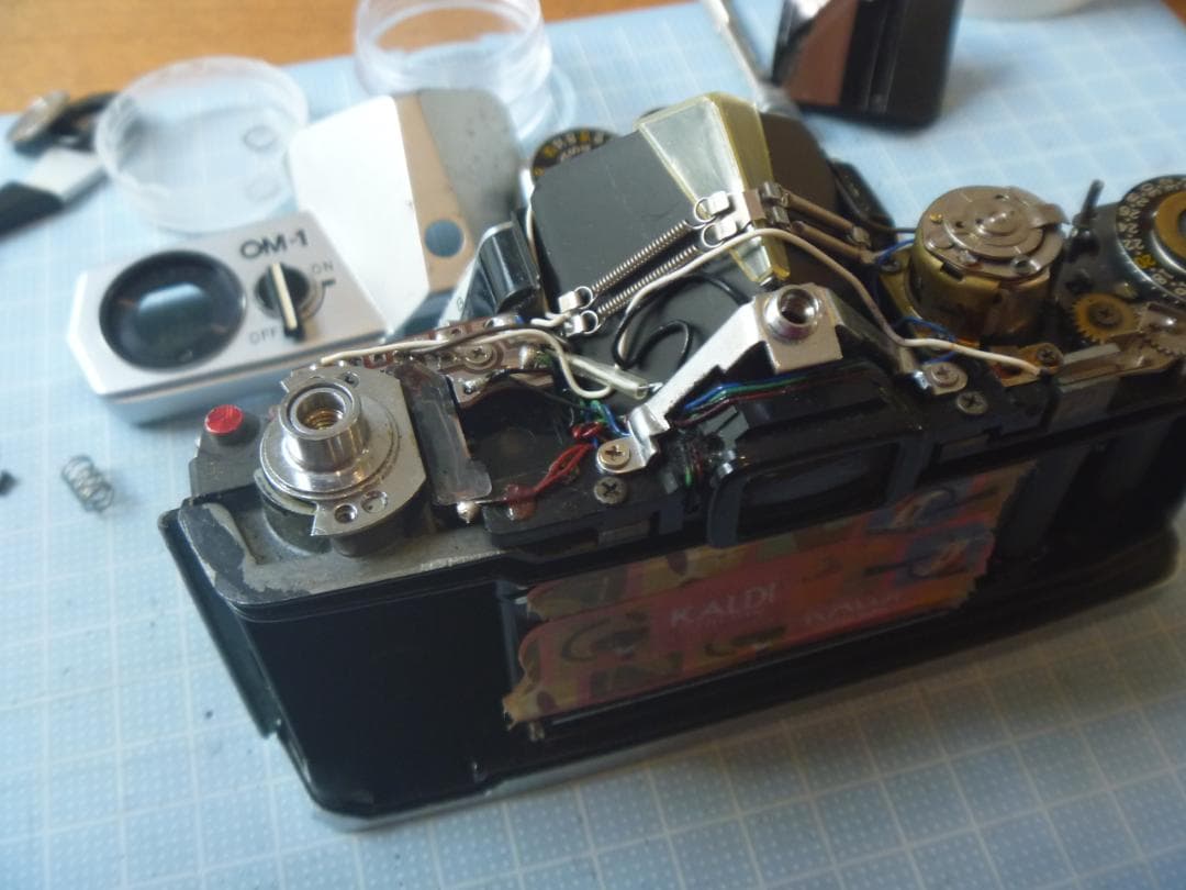 ①プリズム交換済 OM-1 28mm 広角レンズ OLYMPUS オリンパス